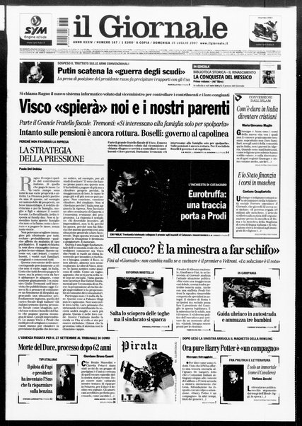 Il giornale : quotidiano del mattino